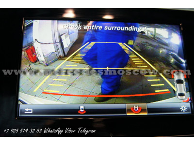 Комплект НЕ оригинальной камеры заднего вида мерседес для системы AUDIO 20. Mercedes E-Class W212/C207 | мерседес 212 | мерседес 207